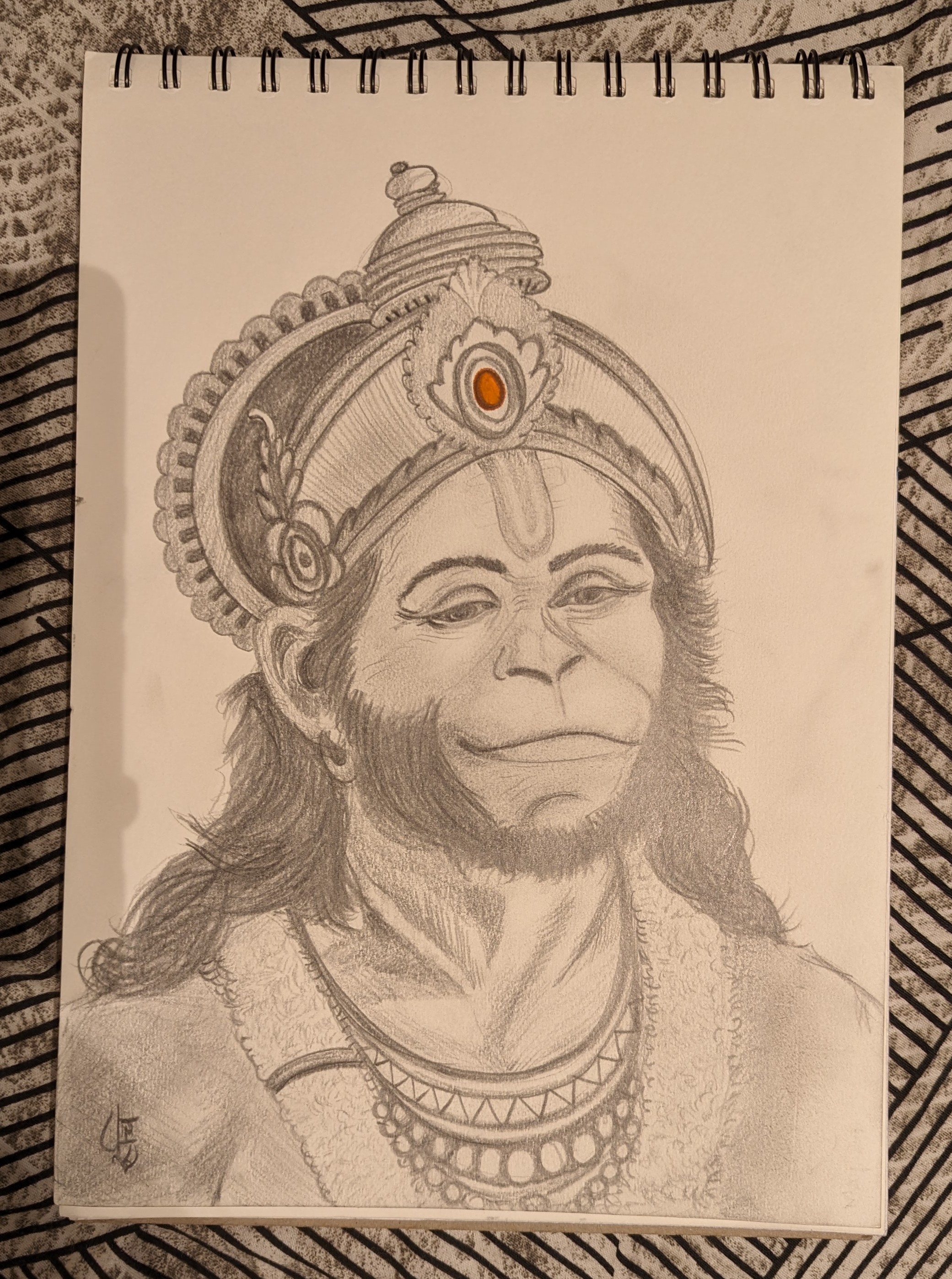 Painting 5: Hanuman